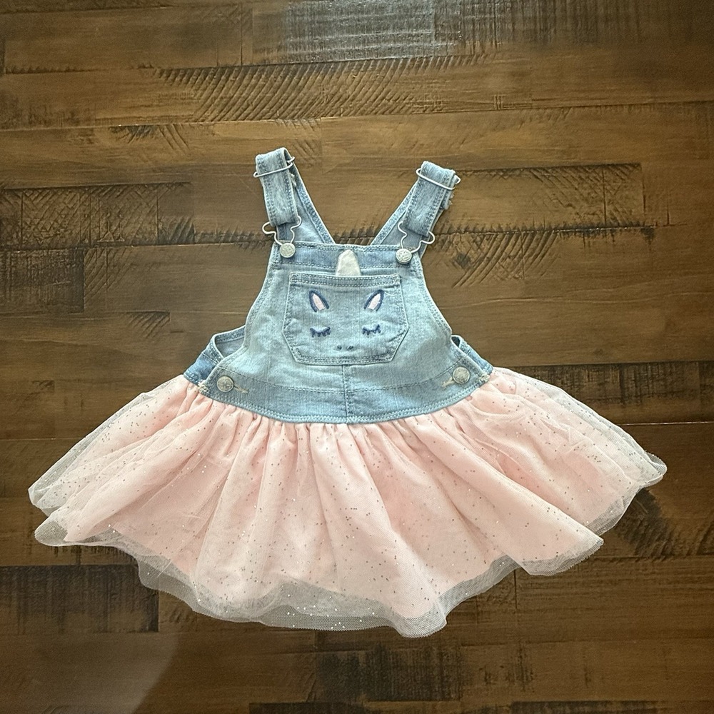 Oshkosh Girls Overalls Jumper Unicorn 18 Months